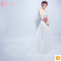 OEM Union Fashion Off Shoulder Lace Applique A Line Wedding Dress 2017